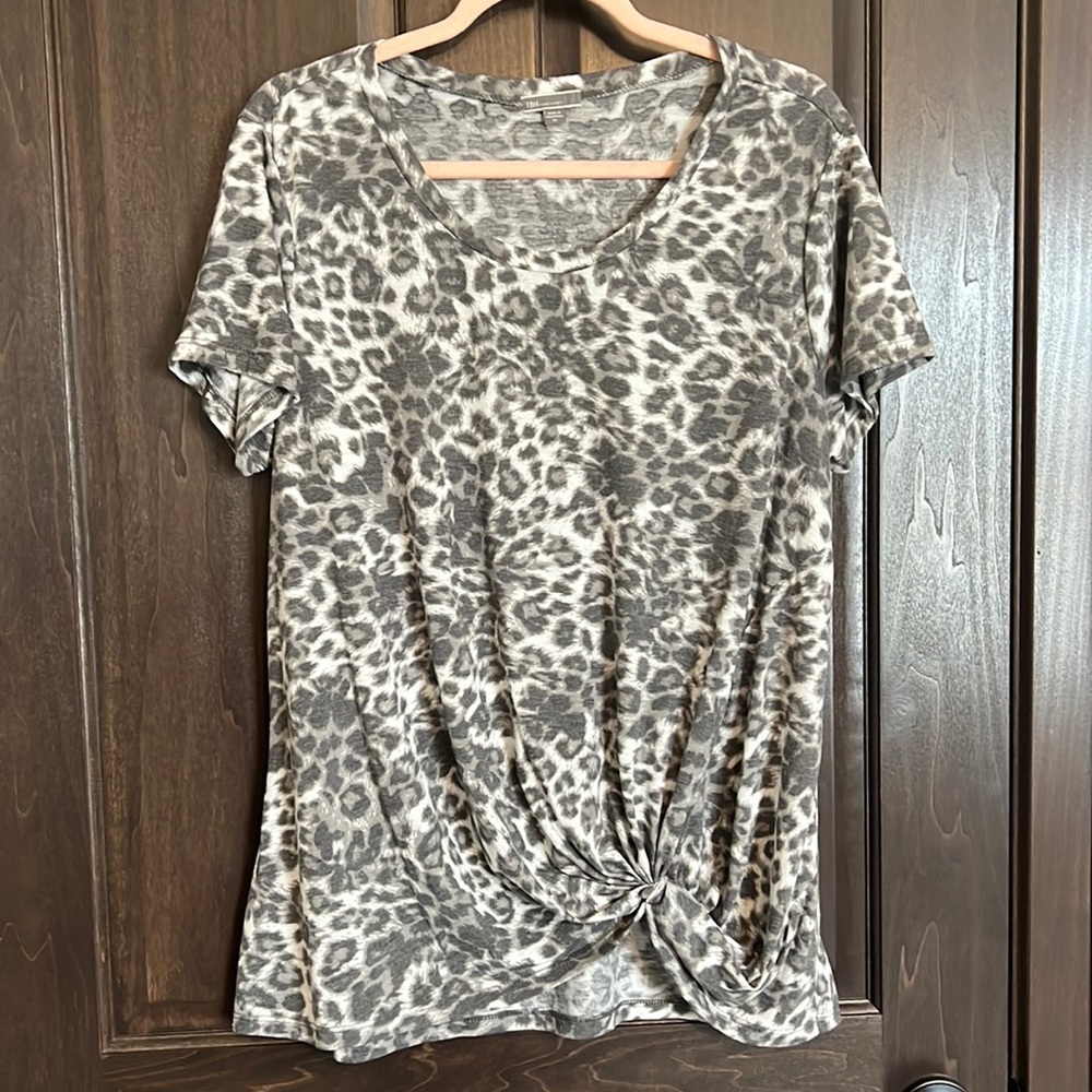 Plus Size Printed Top Sz 1x